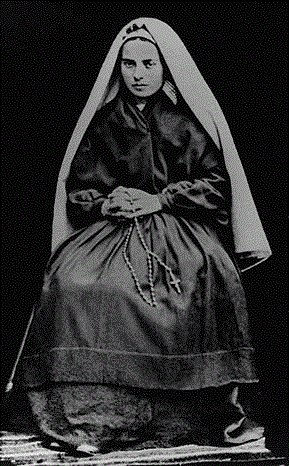 sv. Bernadetta Soubirousová (z r. 1866), volné dílo, cs.wikipedia.org 